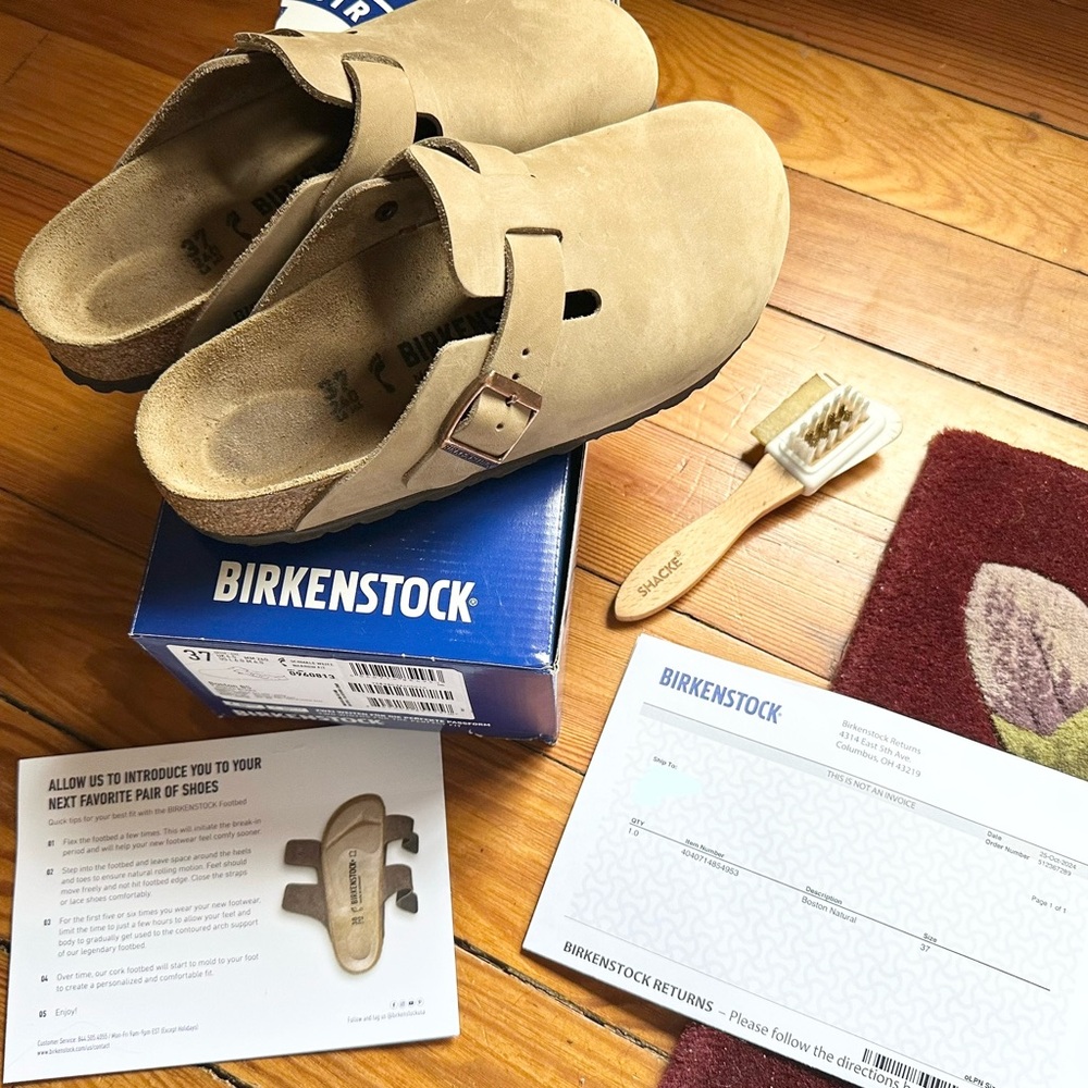 BIRKENSTOCK | Boston Clog in Tabacco Brown Oiled Leather